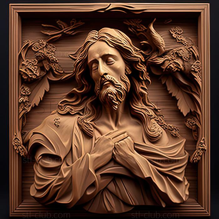 3D model st jesus (STL)